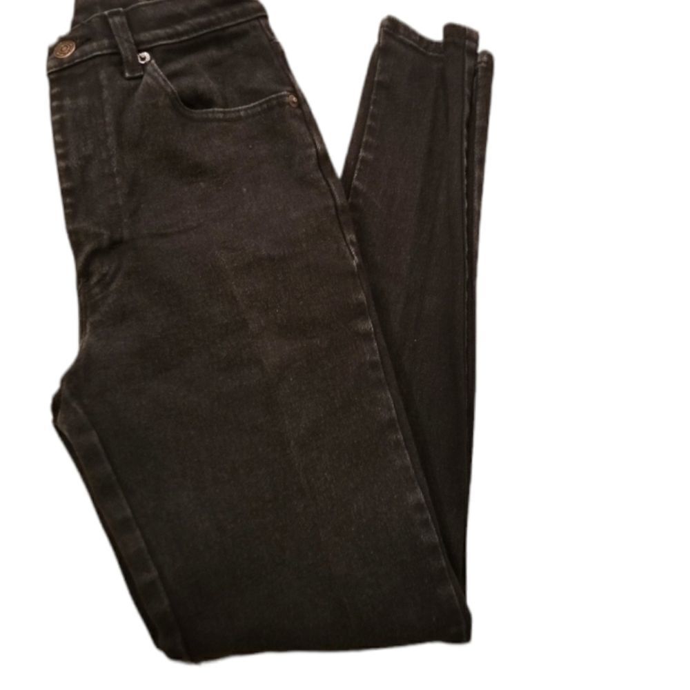 Vintage Black Denim Jordache "Mom Jeans" 7/8‎